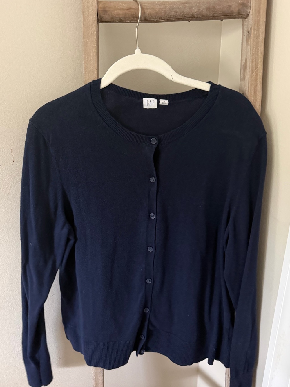 GAP Navy Blue Cardigan Sweater